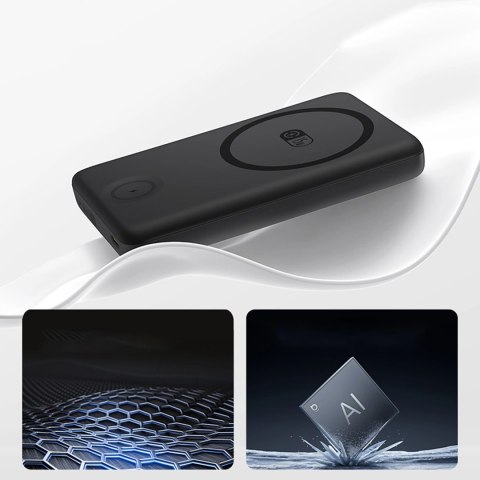 Powerbank Baseus EnerFill FT11 10000mAh 27W kompatybilny z MagSafe, do Apple Watch i smartfonów z kablem USB-C 20V/3A 30 cm - cz