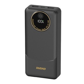 Powerbank Dudao K12Pro 22,5W PD 20000mAh USB-A, USB-C - czarny