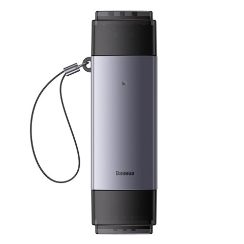 Czytnik kart Baseus Lite Series USB-A/USB-C 3.0 SD/TF - szary