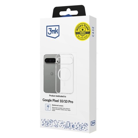 Etui 3mk Armor MagCase na Google Pixel 10 / Google Pixel 10 Pro - przezroczyste