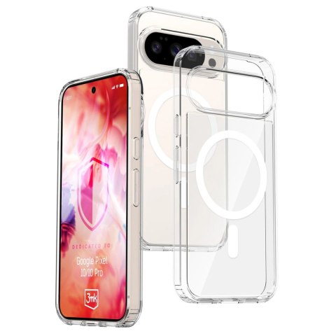 Etui 3mk Armor MagCase na Google Pixel 10 / Google Pixel 10 Pro - przezroczyste