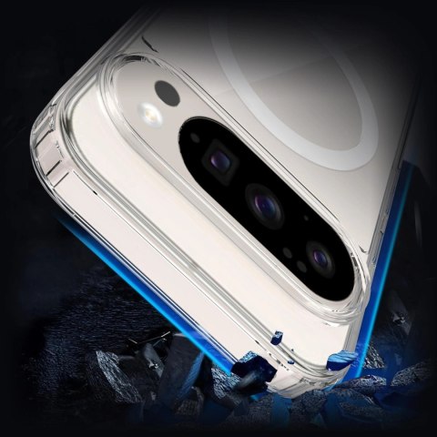 Etui 3mk Armor MagCase na Google Pixel 10 / Google Pixel 10 Pro - przezroczyste