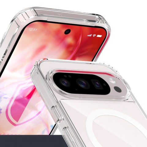 Etui 3mk Armor MagCase na Google Pixel 10 / Google Pixel 10 Pro - przezroczyste