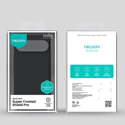 Etui Nillkin Super Frosted Shield Pro na Google Pixel 10 Pro XL - czarne