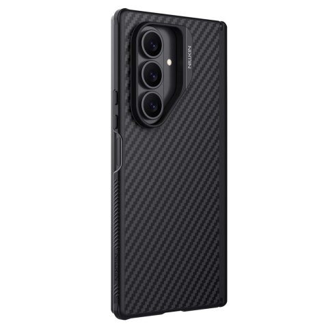 Etui Nillkin Synthetic Fiber Pro Magnetic na Samsung Galaxy Z Fold 7 kompatybilne z MagSafe - czarne