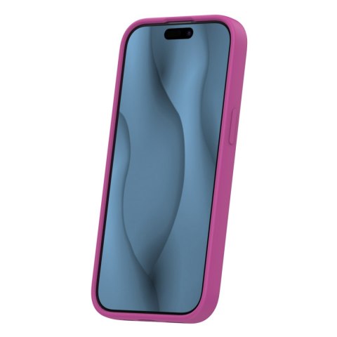Nakładka Silicone Thin Mag do iPhone 13 6,1" fuksja