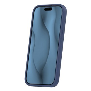 Nakładka Silicone Thin Mag do iPhone 14 6,1" ciemnoniebieska