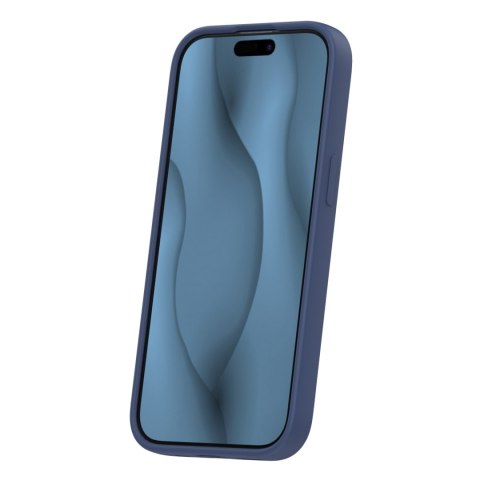 Nakładka Silicone Thin Mag do iPhone 14 6,1" ciemnoniebieska