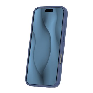 Nakładka Silicone Thin Mag do iPhone 16 6,1" ciemnoniebieska