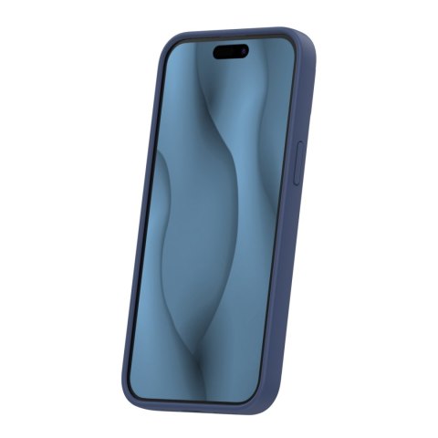 Nakładka Silicone Thin Mag do iPhone 16 Pro 6,3" ciemnoniebieska