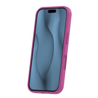 Nakładka Silicone Thin Mag do iPhone 17 Pro 6,3" fuksja