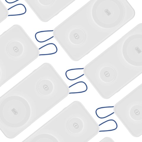 Powerbank 3mk PastelUp 10,000mAh 22.5W USB 1A1C - biały