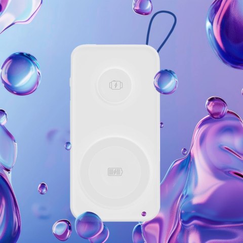 Powerbank 3mk PastelUp 10,000mAh 22.5W USB 1A1C - biały