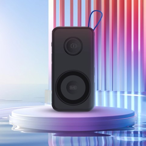 Powerbank 3mk PastelUp 10,000mAh 22.5W USB 1A1C - czarny