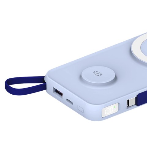 Powerbank 3mk PastelUp 10,000mAh 22.5W USB 1A1C - niebieski
