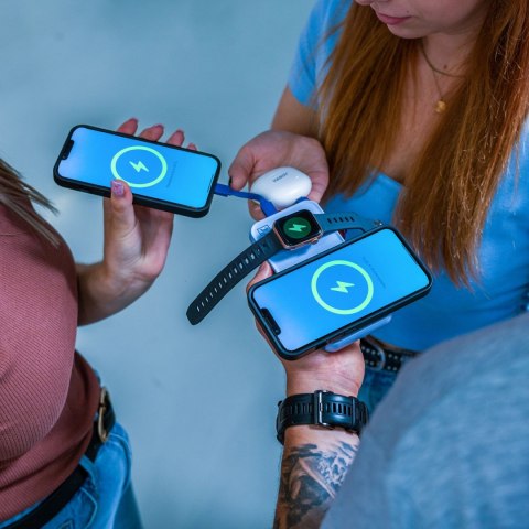 Powerbank 3mk PastelUp 10,000mAh 22.5W USB 1A1C - różowy