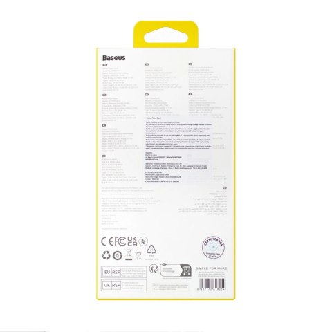 Baseus Bipow powerbank z szybkim ładowaniem 10000mAh 20W czarny (Overseas Edition) + kabel USB-A - Micro USB 0.25m czarny (PPBD0