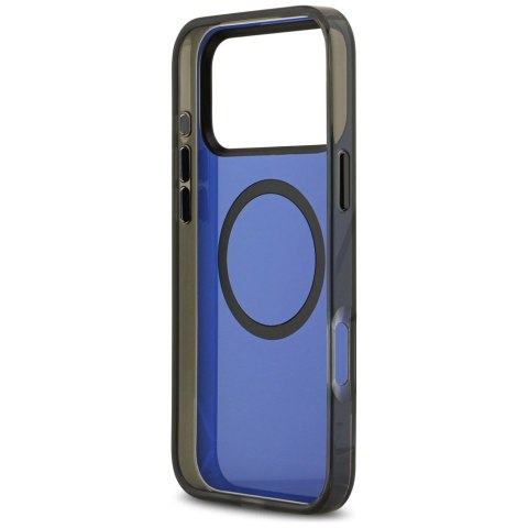 Etui BMW M IML Metal Buttons & Logo MagSafe na iPhone 17 Pro Max - niebieskie