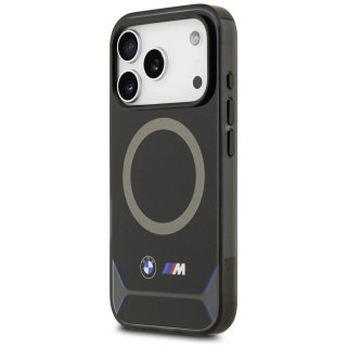 Etui BMW M IML Metal Buttons & Logo MagSafe na iPhone 17 Pro - niebieskie