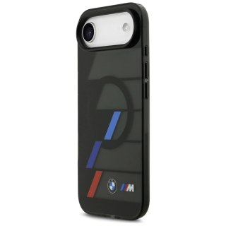 Etui BMW M IML Metal Buttons Tricolor Lines MagSafe na iPhone Air - czarne