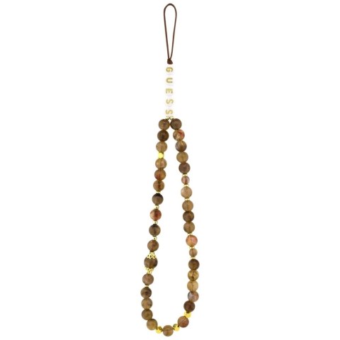 Etui Guess 4G Strap 4G Classic Logo na iPhone 17 Pro - brązowe