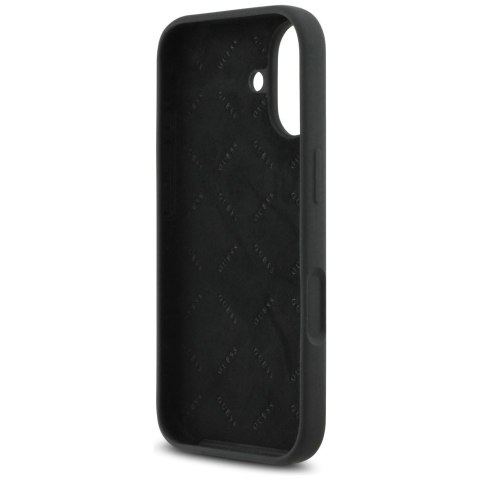 Etui Guess Silicone Big 4G Script na iPhone 17 - czarne