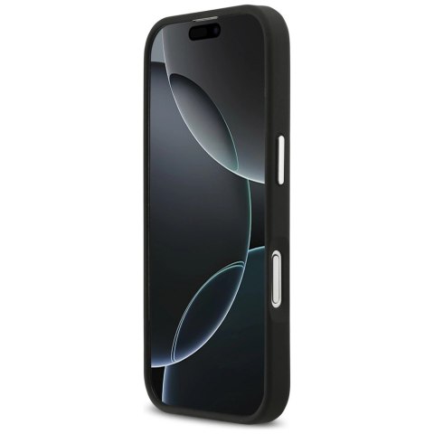 Etui Karl Lagerfeld FW Grained Karl & Choupette Heads Pins & Logo na iPhone 17 - czarne