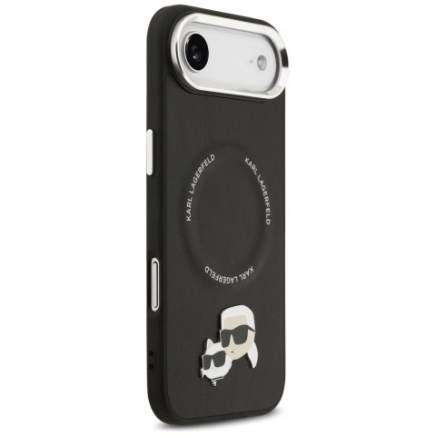 Etui Karl Lagerfeld Karl & Choupette Pins MagSafe na iPhone Air - czarne