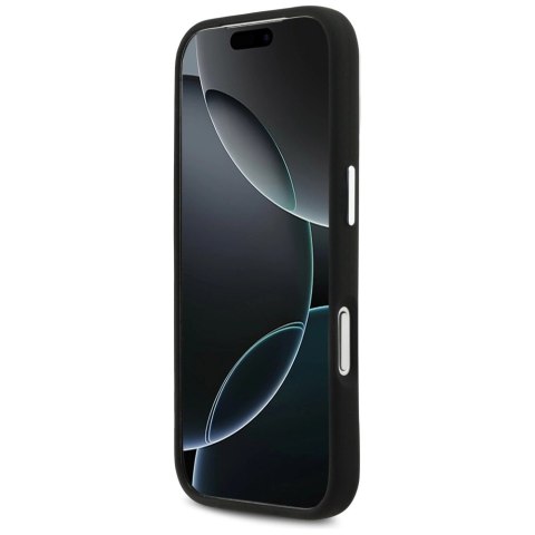 Etui Mercedes Silicone Vintage Logo MagSafe na iPhone 17 Pro - czarne