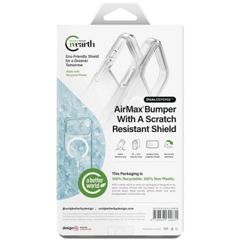 Etui UNIQ Clario Magclick Charging na iPhone 17 Pro Max - czarne