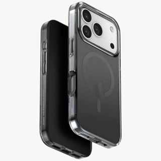 Etui UNIQ Clario Magclick Charging na iPhone 17 Pro - czarne