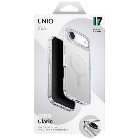 Etui UNIQ Clario Magclick Charging na iPhone Air - przezroczyste
