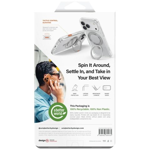 Etui UNIQ Swivix Rotating Kickstand 360 na iPhone 17 Pro - złote