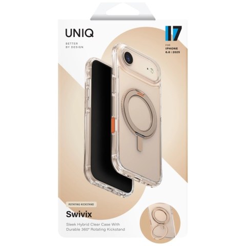 Etui UNIQ Swivix Rotating Kickstand 360 na iPhone Air - złote