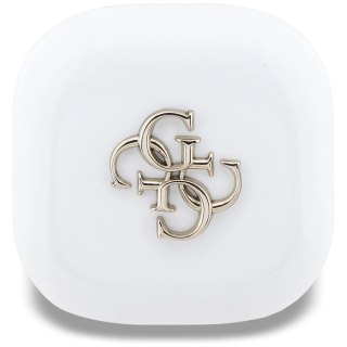Słuchawki bezprzewodowe Guess 4G Metal Logo TWS - biały