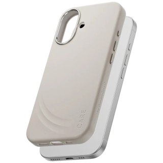 Etui CARE by PanzerGlass FLOW MagSafe na iPhone 17 - beżowy