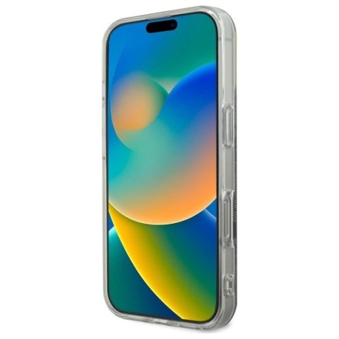 Etui Guess IML 4G MagSafe na iPhone 16 Pro - brązowe