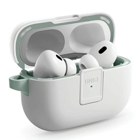 Etui UNIQ Clyde Lock Case AirPods Pro 2 - biało-zielone