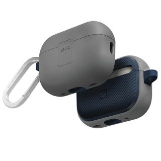 Etui UNIQ Clyde Lock Case AirPods Pro 2 - szaro-niebieskie