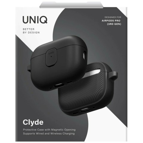 Etui UNIQ Clyde na AirPods Pro 3 - czarno-szare