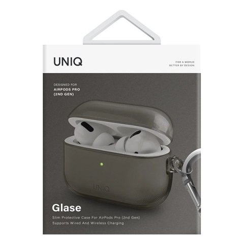 Etui UNIQ Glase AirPods 2 - półprzezroczyste