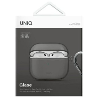 Etui UNIQ Glase AirPods 4 - półprzezroczyste