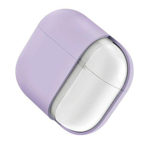 Etui UNIQ Lino Silicone AirPods Pro 2 - fioletowe