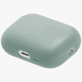 Etui UNIQ Lino Silicone na AirPods Pro 3 - zielone