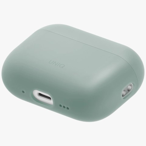 Etui UNIQ Lino Silicone na AirPods Pro 3 - zielone