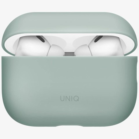 Etui UNIQ Lino Silicone na AirPods Pro 3 - zielone