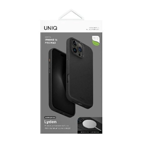 Etui UNIQ Lyden Magclick Charging na iPhone 16 Pro Max - czarne