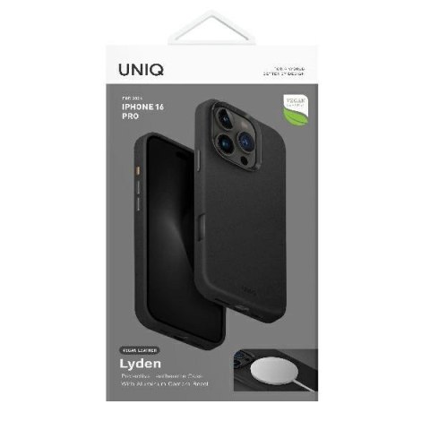 Etui UNIQ Lyden Magclick Charging na iPhone 16 Pro - czarne