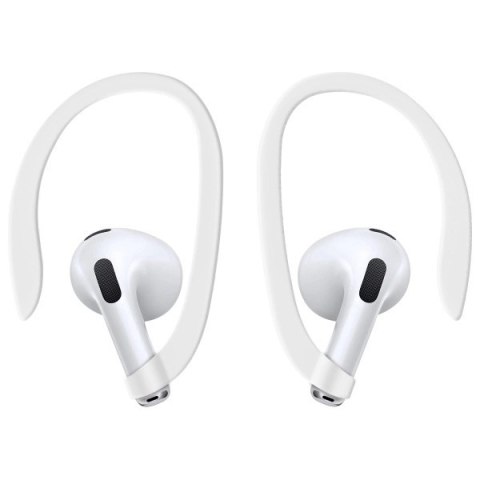 Etui UNIQ Nexo AirPods 4 + Ear Hooks Silicone - niebieskie
