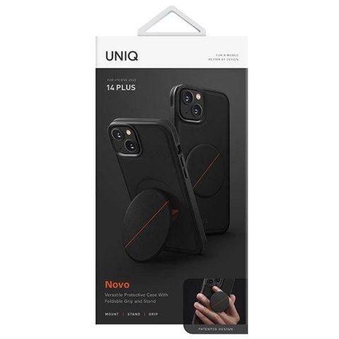Etui UNIQ Novo na iPhone 14 Plus / 15 Plus - czarne